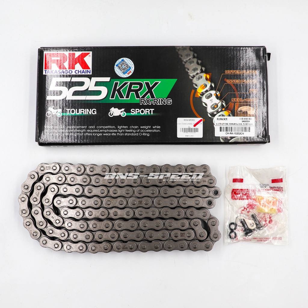 โซ่ RK 525KRX RX-RING 120L (MADE IN JAPAN)