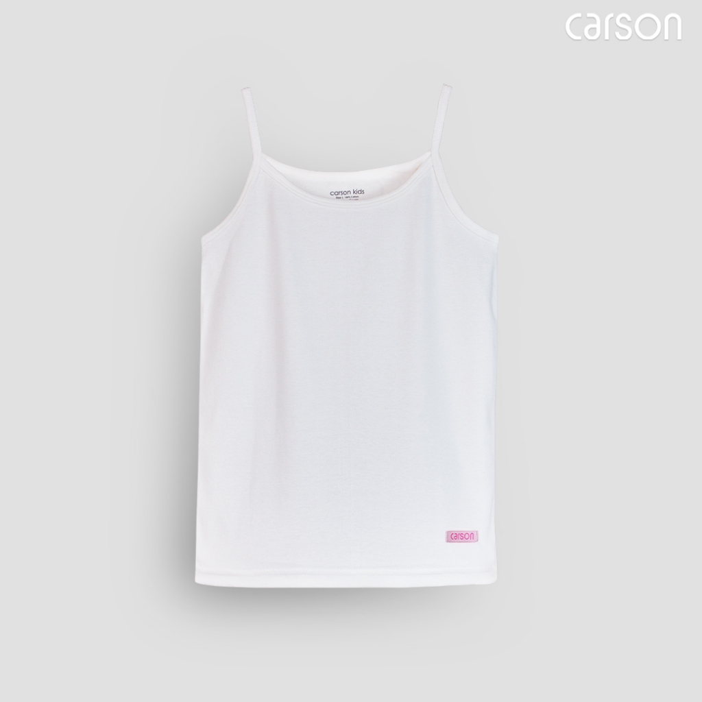 เสื้อกล้ามสายเดี่ยว Organics Cotton| Carsonkids | แพ็ค 1 ตัว (K005TSCGLWH)