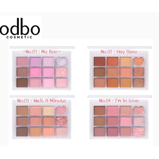 ODBO REAL HEART COLORS EYE PALETTE โอดีบีโอ เรียยล ฮาร์ท คัลเลอร์ส อาย พาเลตต์ ขนาด 8g OD2019