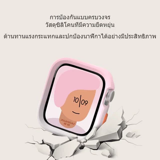เคสป้องกันนาฬิกาอัจฉริยะ ultra 49 มม.iwatch 9 1/2/3/4/5/ 6/7/8 TPU เคสซิลิโคนไล่ระดับสี 40 มม.41 มม.45 มม.44 มม.