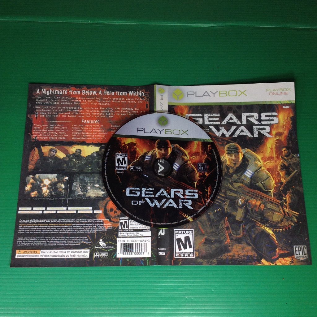GEARS OF WAR แผ่นปั้ม Xbox360