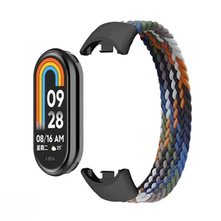 Xiaomi Mi Band 3/4/5/6/7 สายนาฬิกาไนลอน Mi Band 8/9/10 Sports สายนาฬิกาแบบทอยืดหยุ่น