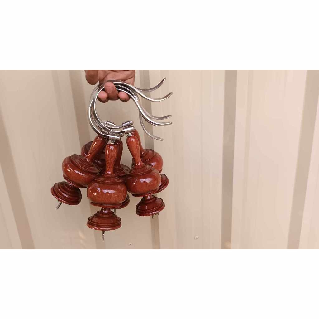 หัวกรงนก ตะขอพับ งานสแตนเลส กรงนกบินหลา กรงพักนกหัวจุก ไม้แดง - รูปที่ 4