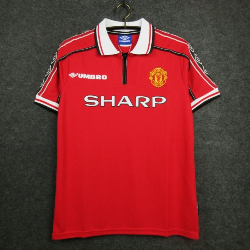 เสื้อแมนยู งาน Retro 1998 Man United Home เสื้อบอลย้อนยุค