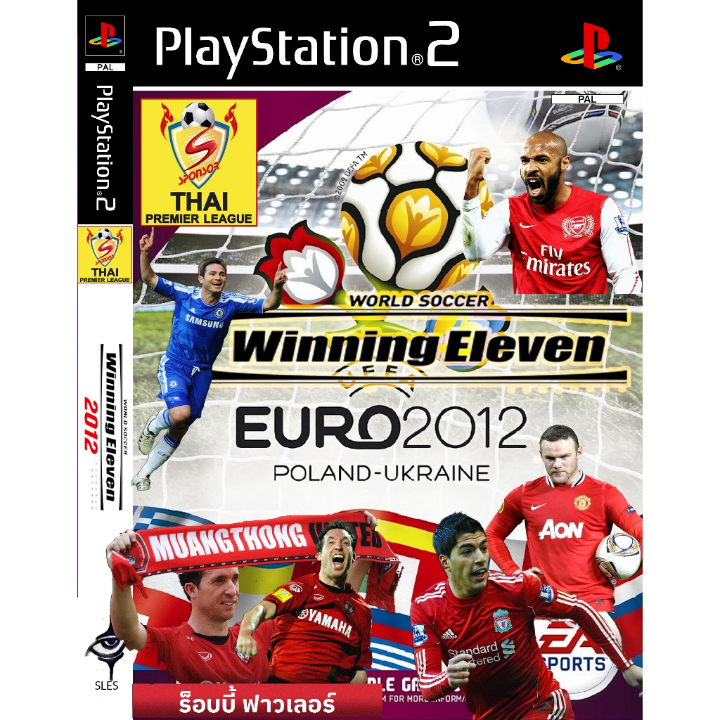 PlayStation2 - Winning Thai Premier Euro2012. // มีสโมสร ไทย พรีเมียร์ ,ไทย ดิวิชั่น1 และ ทีมชาติไทย