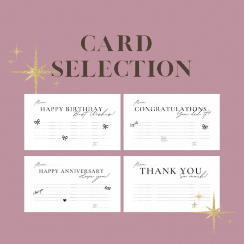 Card Selection การ์ดอวยพร | @trophies.co
