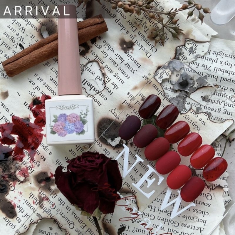 [ ADHERE ]🇹🇭 สีแดงโทนฮิต แดงเชอร์รี่ แดงเบอกันดี