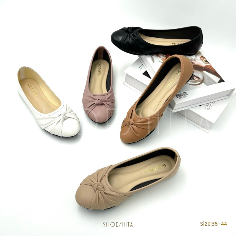 💖NEW💖 รองเท้าคัทชู ส้นแบนไซส์ใหญ่ 36-44 SHOESNITA