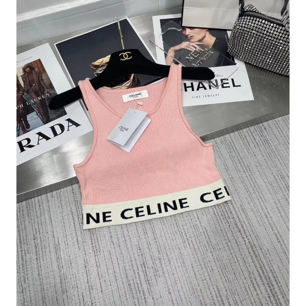 CELIN SPORTS BRA IN ATHLETIC KNIT เสื้อกล้ามครอปผ้านิตร่อง thumbnail 6