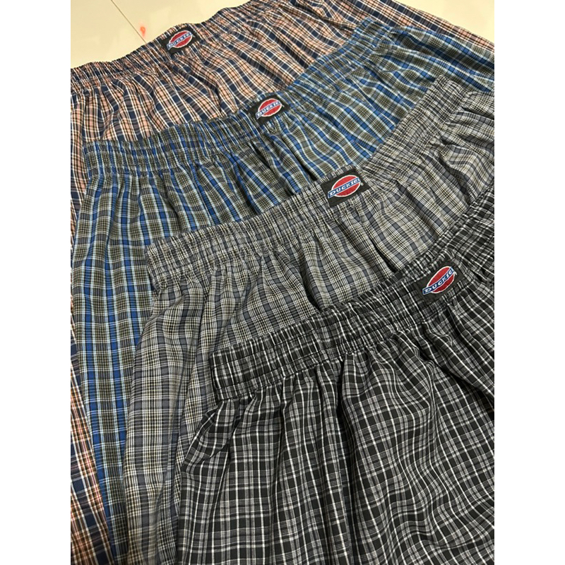 บ๊อกเซอร์ Super Super Big Size 5XL ลายสก๊อต บิ๊กไซส์ คละสี เปิดเป้าได้ สำหรับหนุ่ม Plus size น้ำหนักได้มากกว่า 100