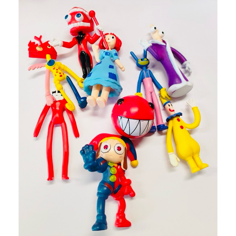 Sale70%  ของเล่น The AMAZING Digital Circus Model โมเดลฟิกเกอร์มหัศจรรย์โรงละครดิจิตอล ขนาด 7-12 cm.