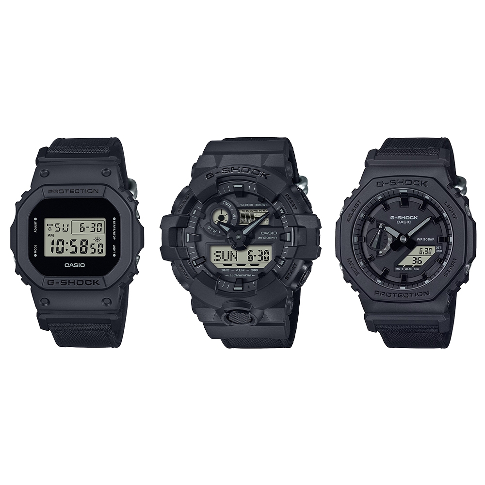 Casio G-Shock นาฬิกาข้อมือผู้ชาย รุ่น DW-5600,DW-5600BCE-1,GA-700,GA-700BCE-1A,GA-2100,GA-2100BCE-1A