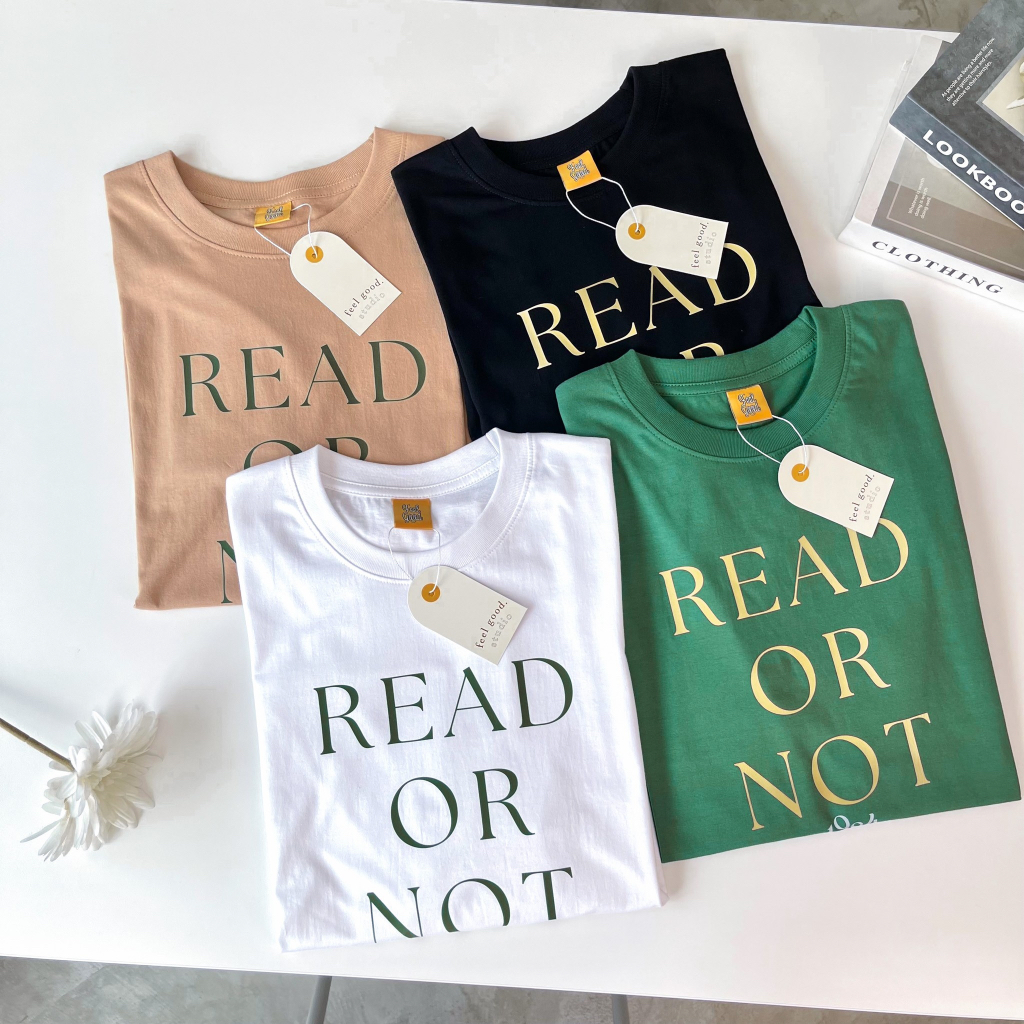 เสื้อยืดโอเวอร์ไซส์ read or not 1984