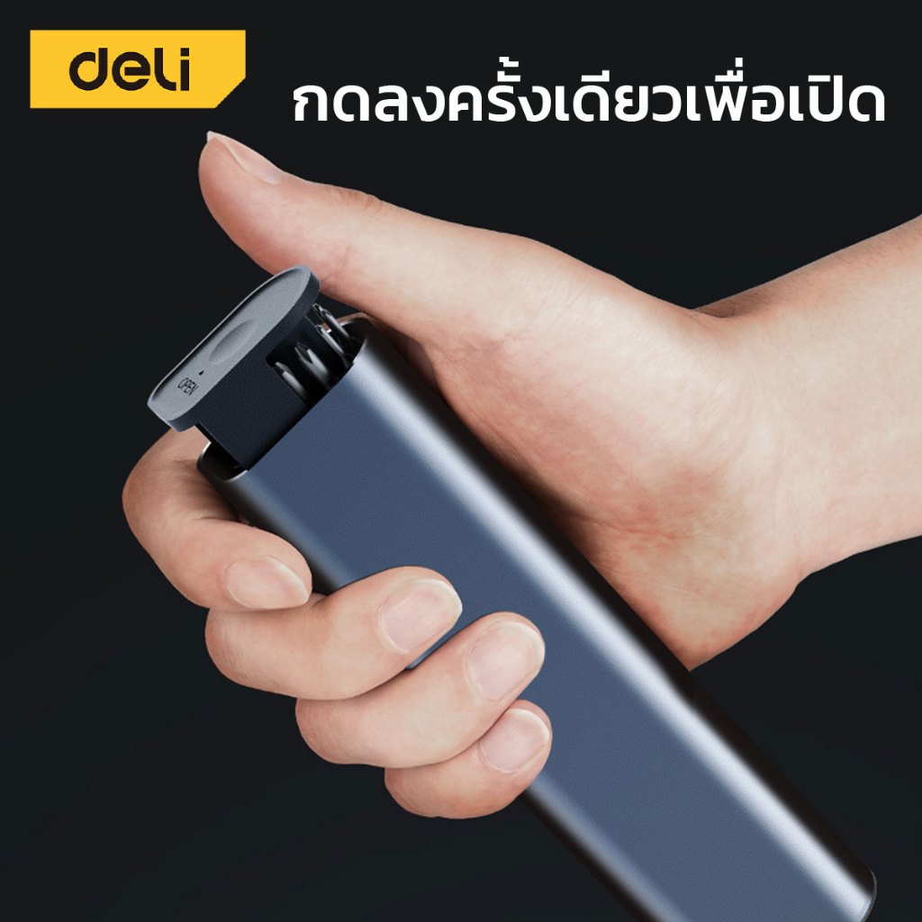 Deli ชุดไขควง ชุดไขควงแม่เหล็ก 44IN1 สำหรับซ่อมแว่นตา นาฬิกา หัวแม่เหล็ก จับถนัดมือ 44ชิ้น screwdriver