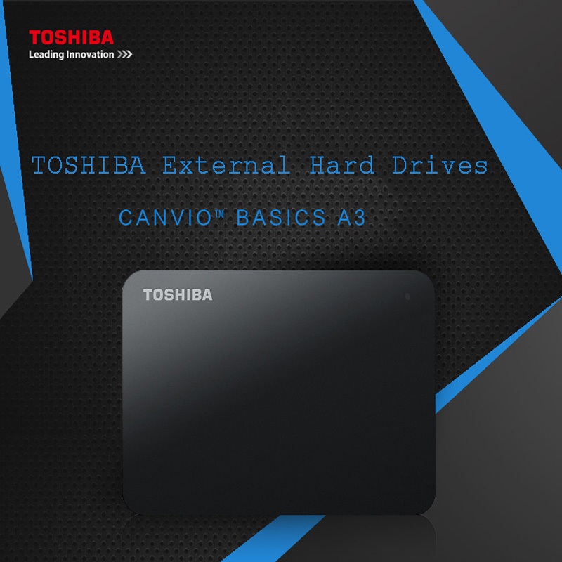 Toshiba External Harddisk 2TB ฮาร์ดดิสก์แบบพกพา HDD 2.5 USB 3.0 ฮาร์ดไดรฟ์คุณภาพสูง ที่เก็บข้อมูลแบบพกพา Harddisk Exter