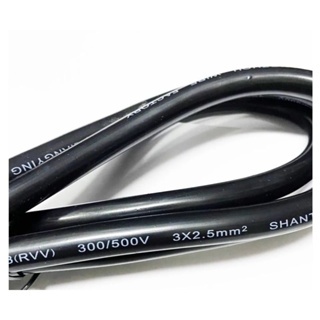 สายไฟ AC POWER (ทองเเดงเเท้อยางดี) 3x2.5 mm ยาว1.8-3มตร รูปที่ 3