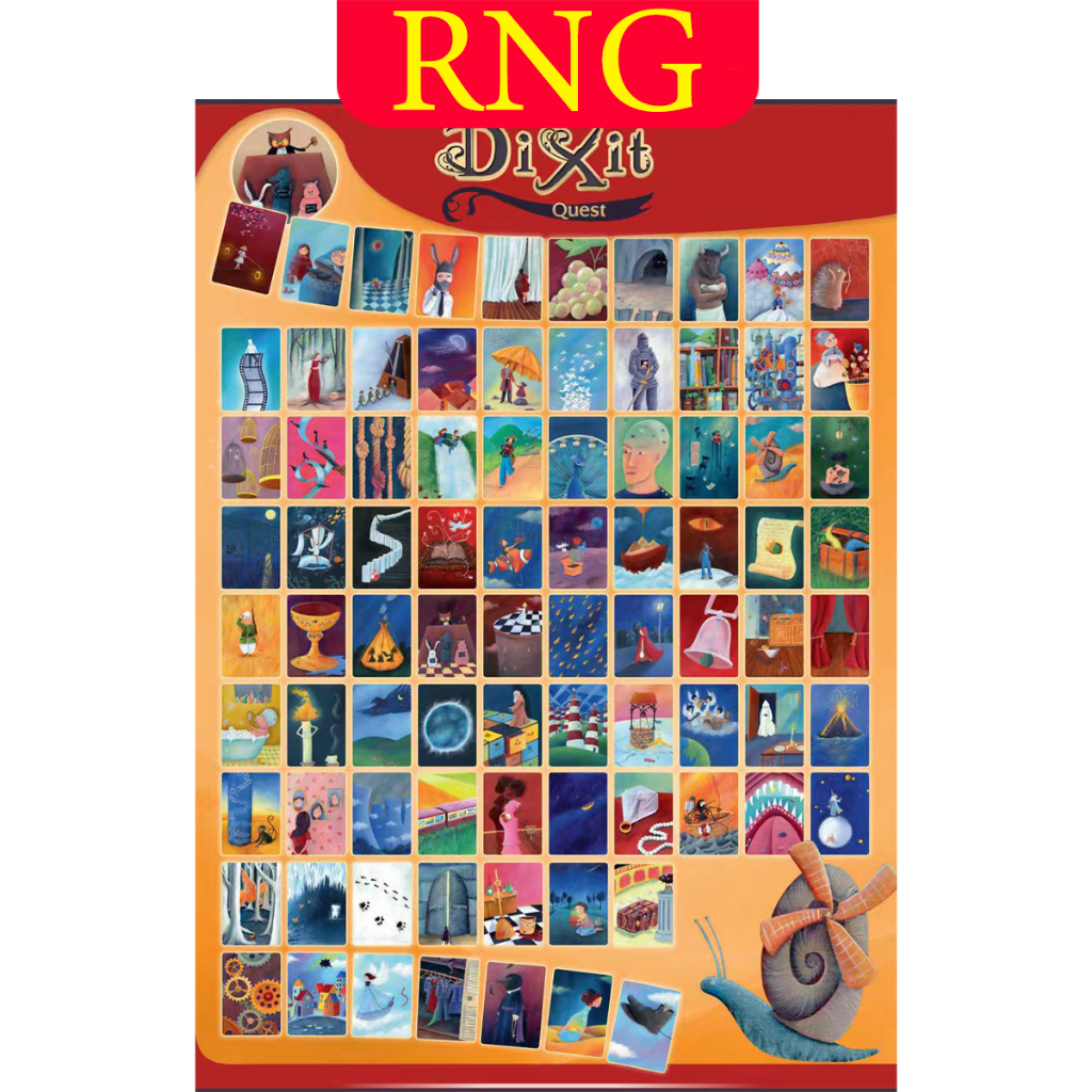 บอร์ดเกมส์ Dixit (เวอร์ชันภาษาอังกฤษ) กล่องแข็งพรีเมี่ยมสวยมาก สินค้าพร้อมส่ง