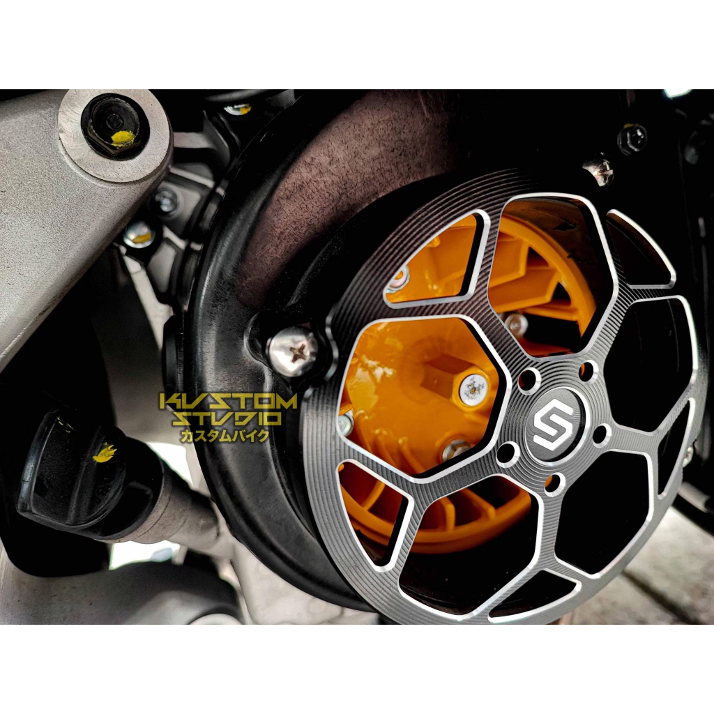 Solitec ครอบใบพัดลายรวงผึ้ง New Lambretta สำหรับรุ่น V125/V200 ติดตั้งง่าย!!