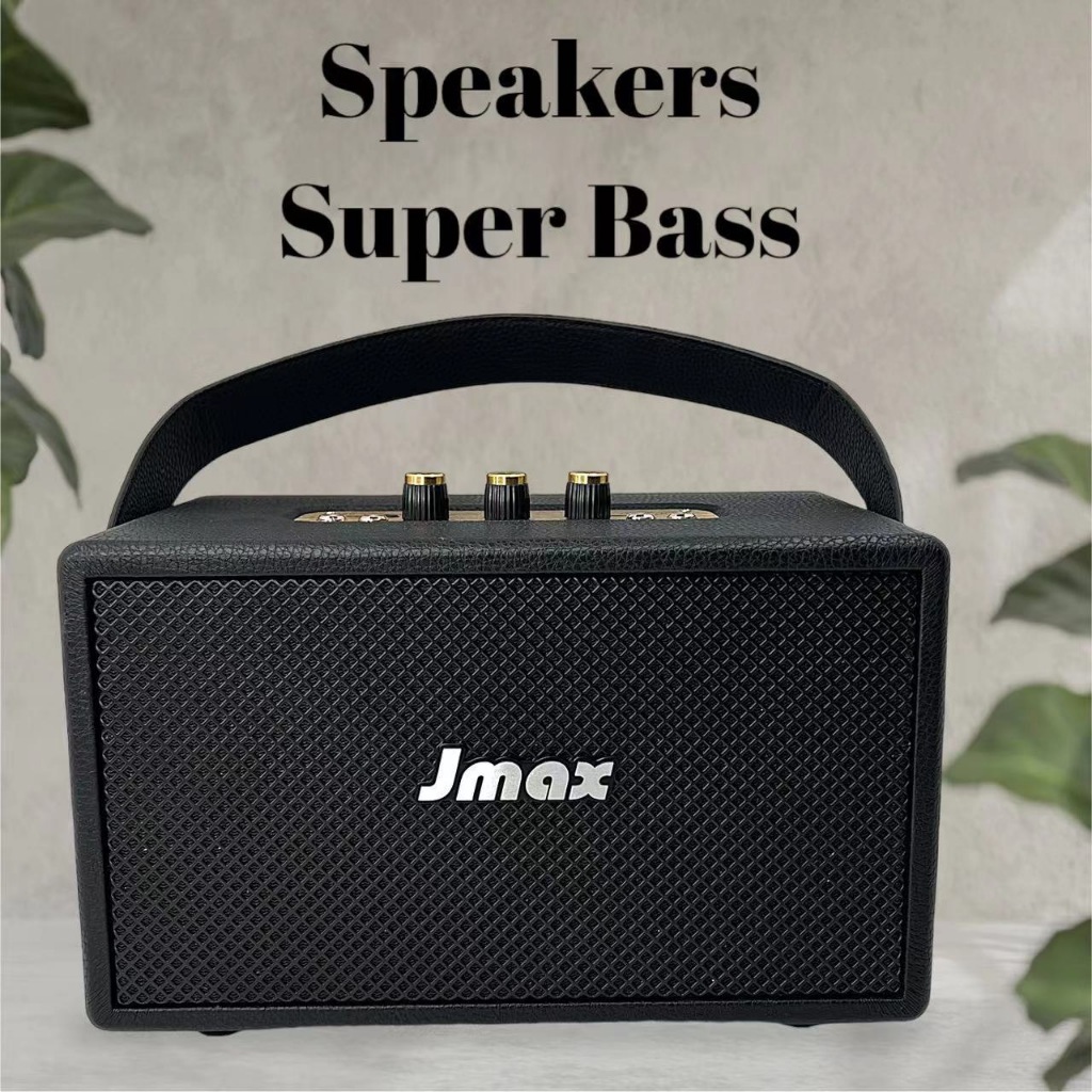 JMAX-JM13 ลำโพงบลูทูธ  พร้อมสายหิ้ว ปรับเบสได้ เสียงแน่น 20W ของแท้100% รูปที่ 7