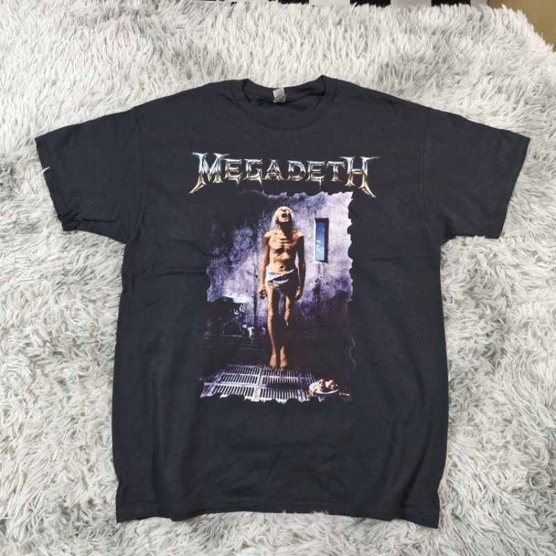 เสื้อวง Megadeth มือ1แท้ผลิตปีล่าสุดนำเข้าจากEU