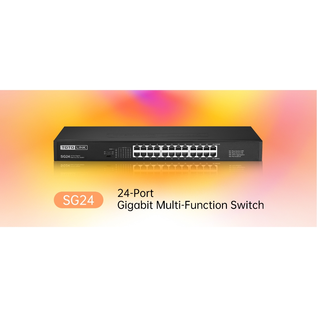 SG24 Gigabit Switch 24 Port Unmanaged 10/100/1000 TOTOLINK