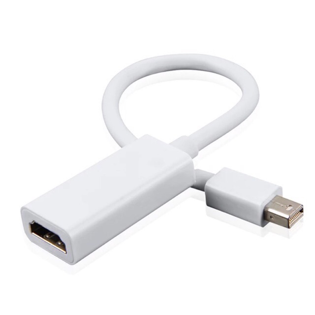 MINI DP TO HDMI Cable อะแดปเตอร์แปลง Mini DisplayPort แสดงพอร์ต DP ถึง HDMI Adapter สำหรับ เมกBook Pro air Notebook