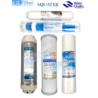 ชุดไส้กรอง Aquatek silver และ ULTRATEK RO 50,85 ,100, 150,200,500GPD