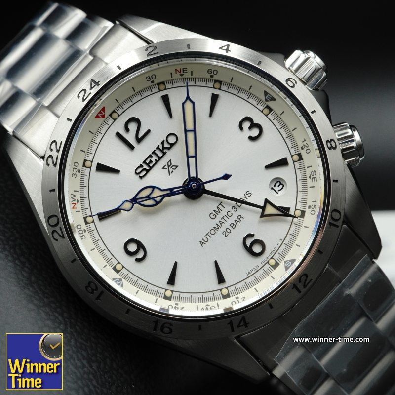 นาฬิกาข้อมือ Seiko Prospex GMT Alpinist 110th Anniversary Watch Limited Edition of 3,000 pieces รุ่น SPB409J1,SPB409,SPB