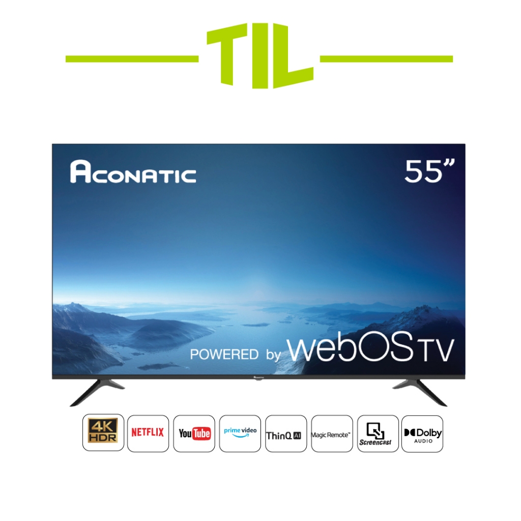 Aconatic LED WebOS TV 4K UHD HDR สมาร์ททีวี WebOS ขนาด 55 นิ้ว รุ่น 55US200AN (รับประกัน 3 ปี)