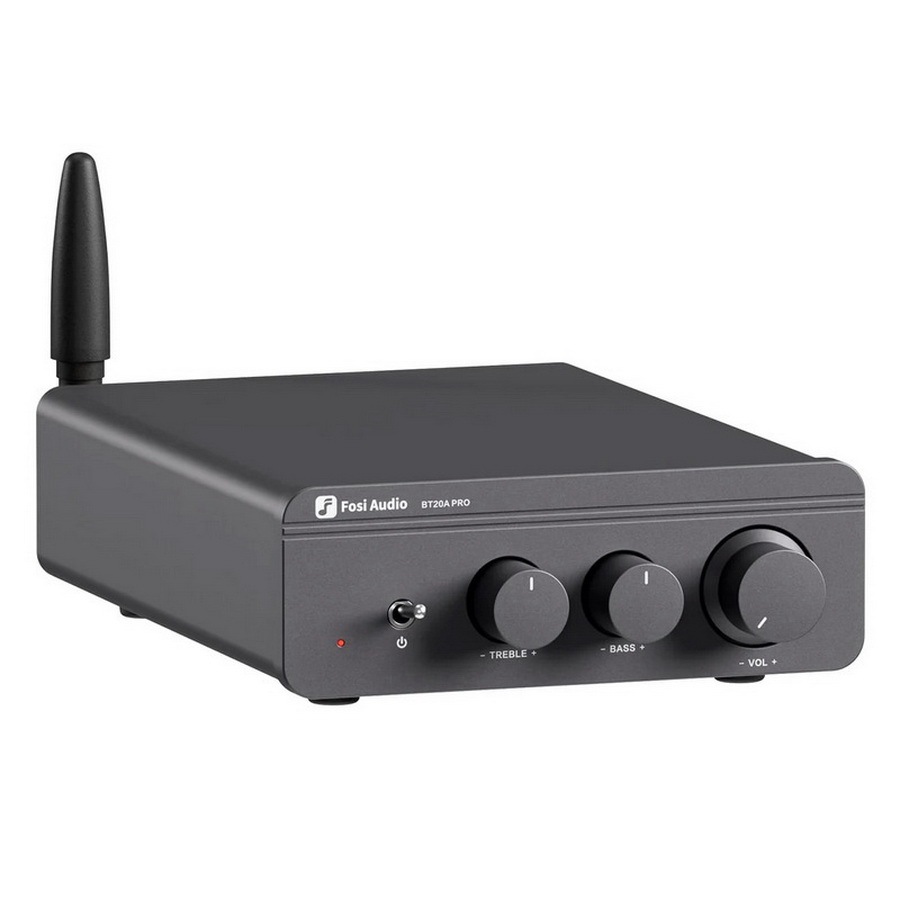 (ประกันศูนย์ไทย) Fosi Audio BT20A Pro เครื่องขยายเสียง Bluetooth Amplifier ขนาดเล็กแต่ทรงพลัง อัพเกรด Op-Amp ได้