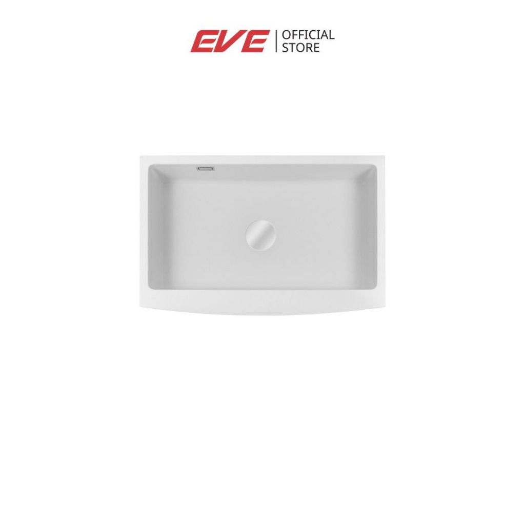EVE ซิงค์ล้างจาน 1 หลุม หินแกรนิตสังเคราะห์ รุ่น STARLITE 840/560 WHITE