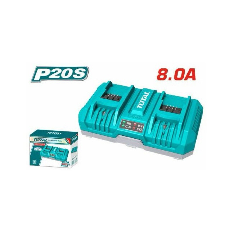 TOTAL แท่นชาร์จแบตเตอรี่ 8.0A / 2port รุ่น TFCLI2082