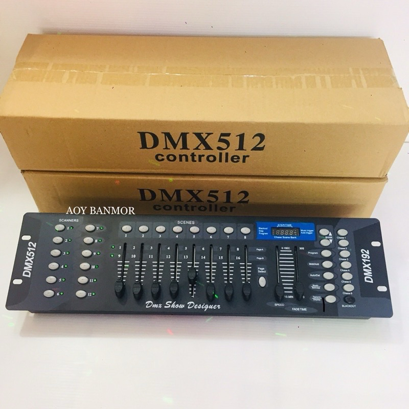 (พร้อมส่ง)DMX 512 บอร์ดควบคุมไฟพาร์ DMX512/DMX192