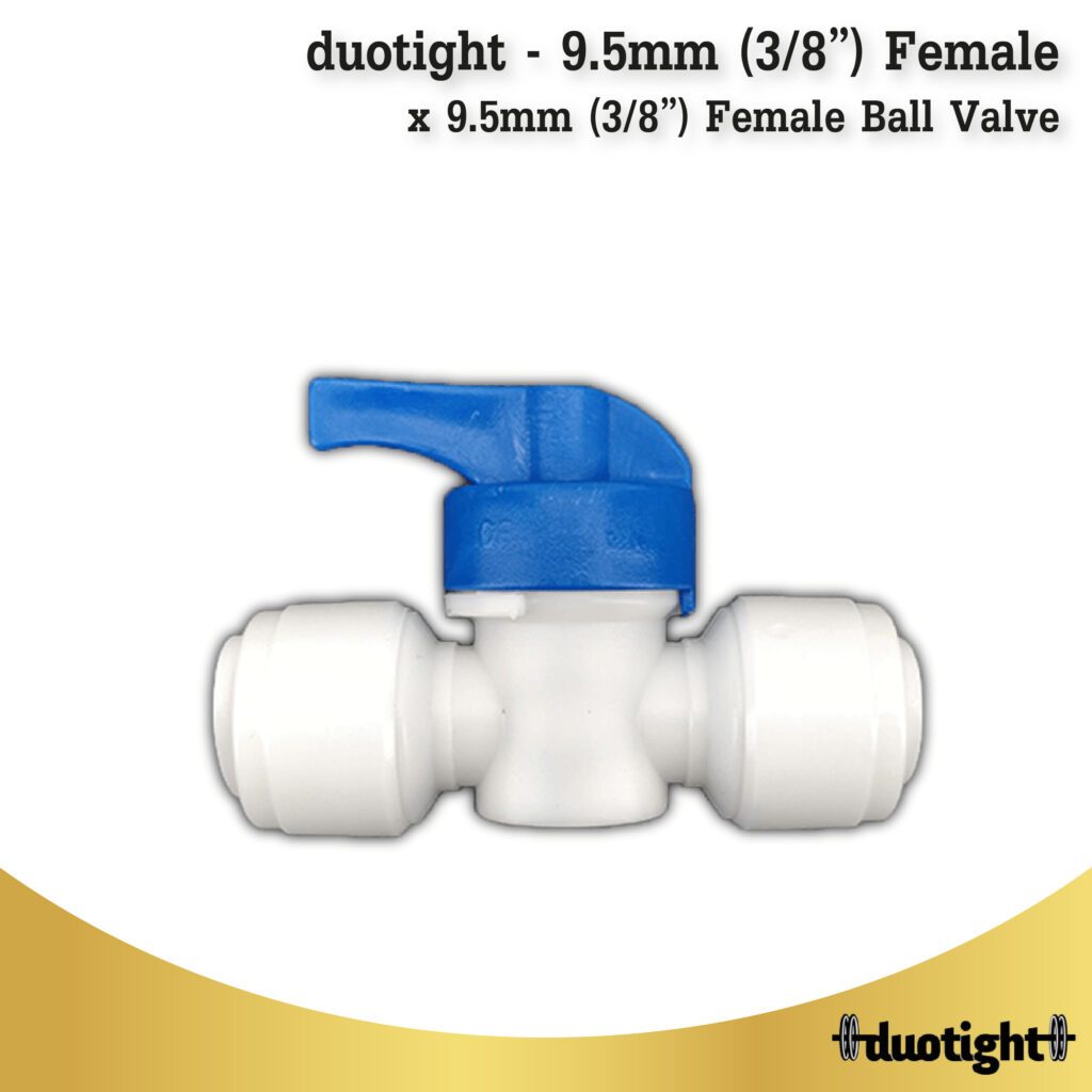 duotight – 9.5mm (3/8”) Female x 9.5mm (3/8”) Female Ball Valve