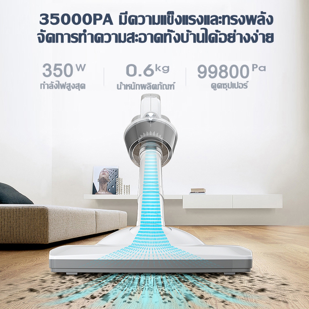 พร้อมส่ง KONKA เครื่องดูดฝุ่นไร้สาย 99800PA แรงดูดสูง รูปที่ 2