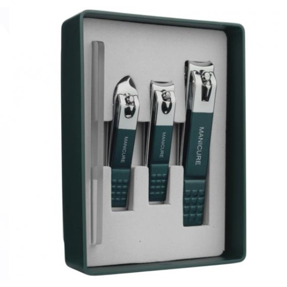 Manicure nail clipper set ชุดกรรไกรตัดเล็บ พร้อมกล่องเก็บพกพา