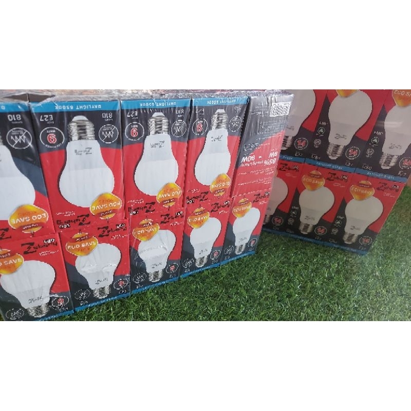 Zeberg หลอดประหยัดไฟ LED BULB 9W และ 14W ขั้ว E27 แสงเดย์ไลท์ สีขาว สบายตา