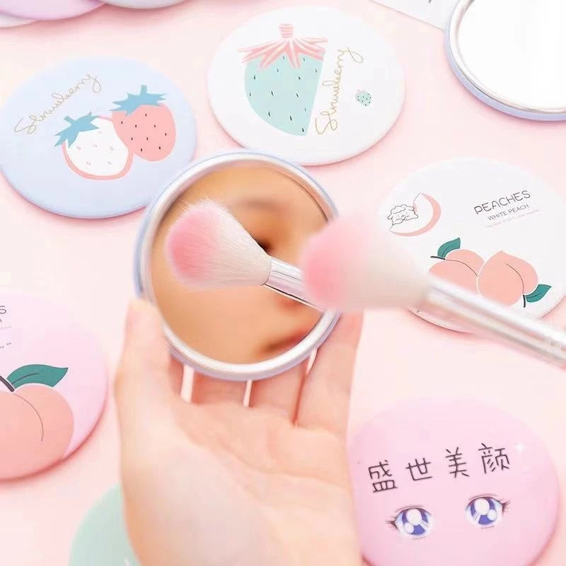 กระจกพกพา ลายน่ารักสดใส น้ำหนักเบา thumbnail 3