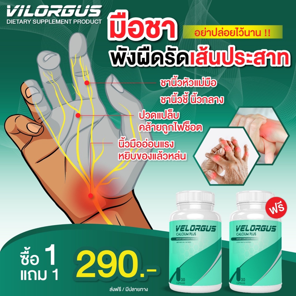 พร้อมส่ง วีลอกัส แก้ปวดกล้ามเนื้อ ปวดหลัง ปวดเอว ปวดแขนขา มือเท้าชา เส้นยึด ตึง