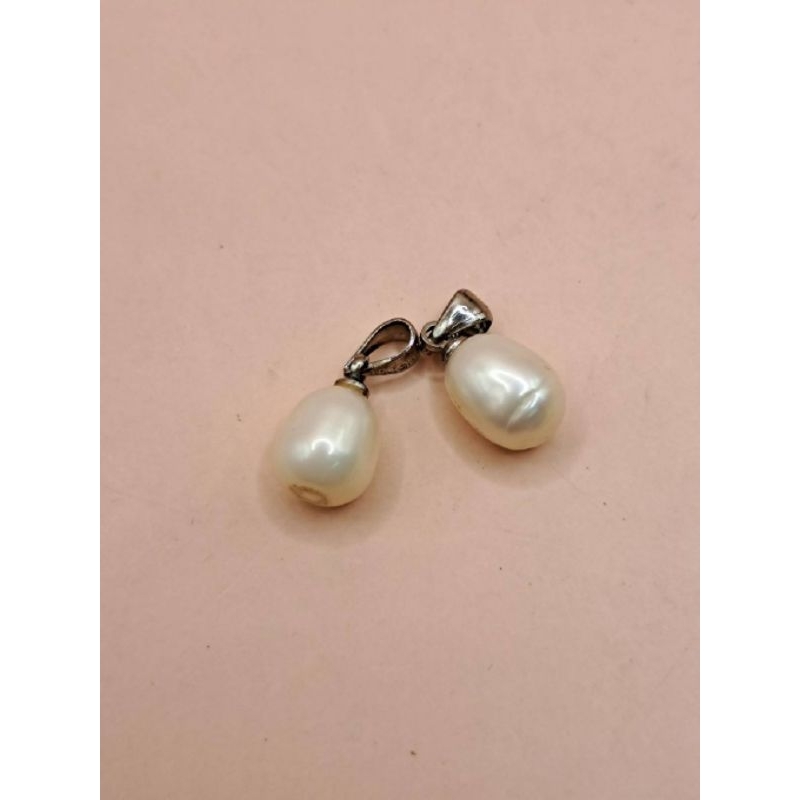 จี้ไข่มุกเลี้ยงน้ำจืด 1 ชุด 2 ชิ้น(mmm- 31)