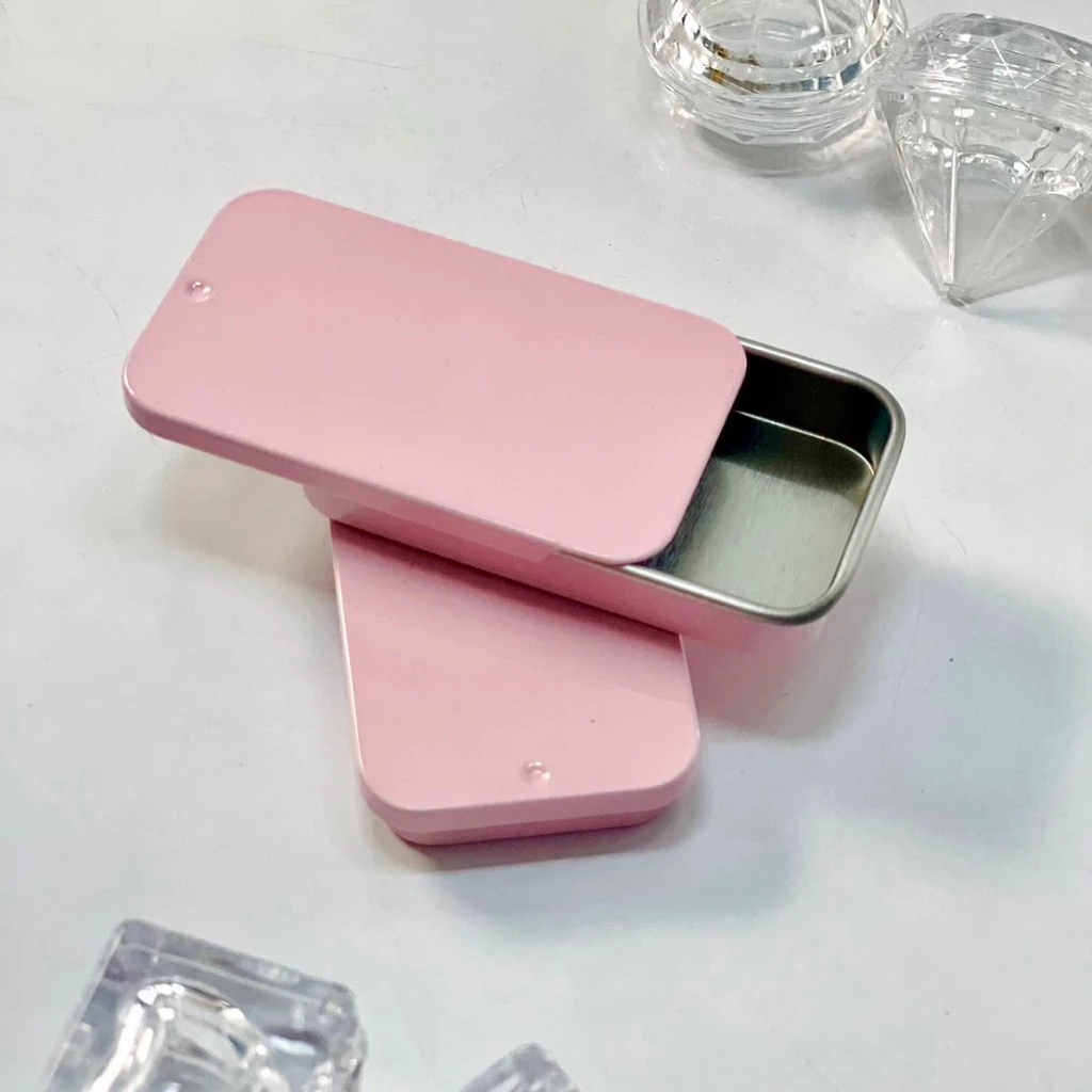 ตลับ กล่องโลหะฝาสไลด์ สินค้าพร้อมส่ง เคลมได้ เหมาะกับน้ำหอมแห้ง บาล์ม ขนาดพกพา thumbnail 8