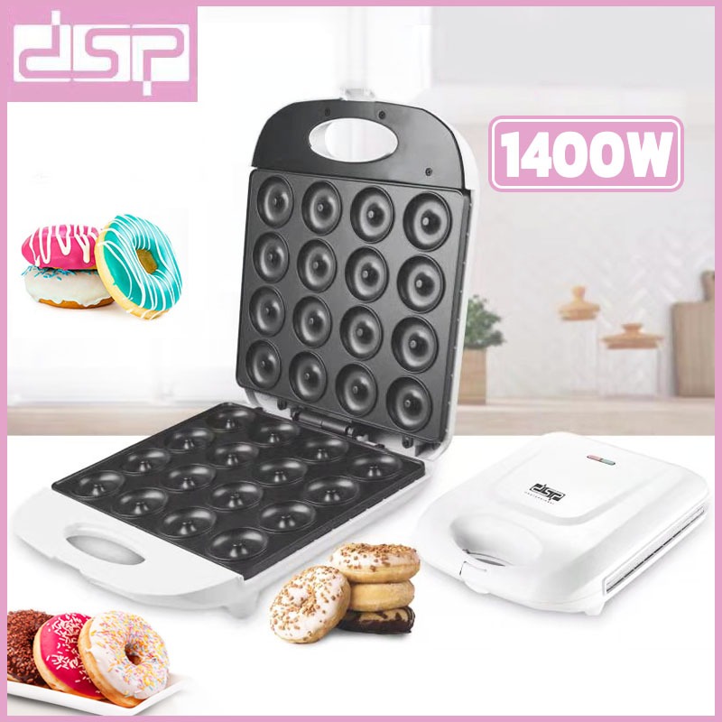 🚚พร้อมส่ง🚚 DSP 1400W 16 หลุม เครื่องทําโดนัท เครื่องทําโดนัทจิ๋ว เครื่องโดนัท Donut Maker รับประกัน 1 ปี