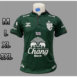 เสื้อบอลเสื้อกีฬาคอจีนมีแค่เสื้อเป็นทรงตรงผ้านิ่มเย็นใส่สบายขนาดไซร้M L XL 3XL