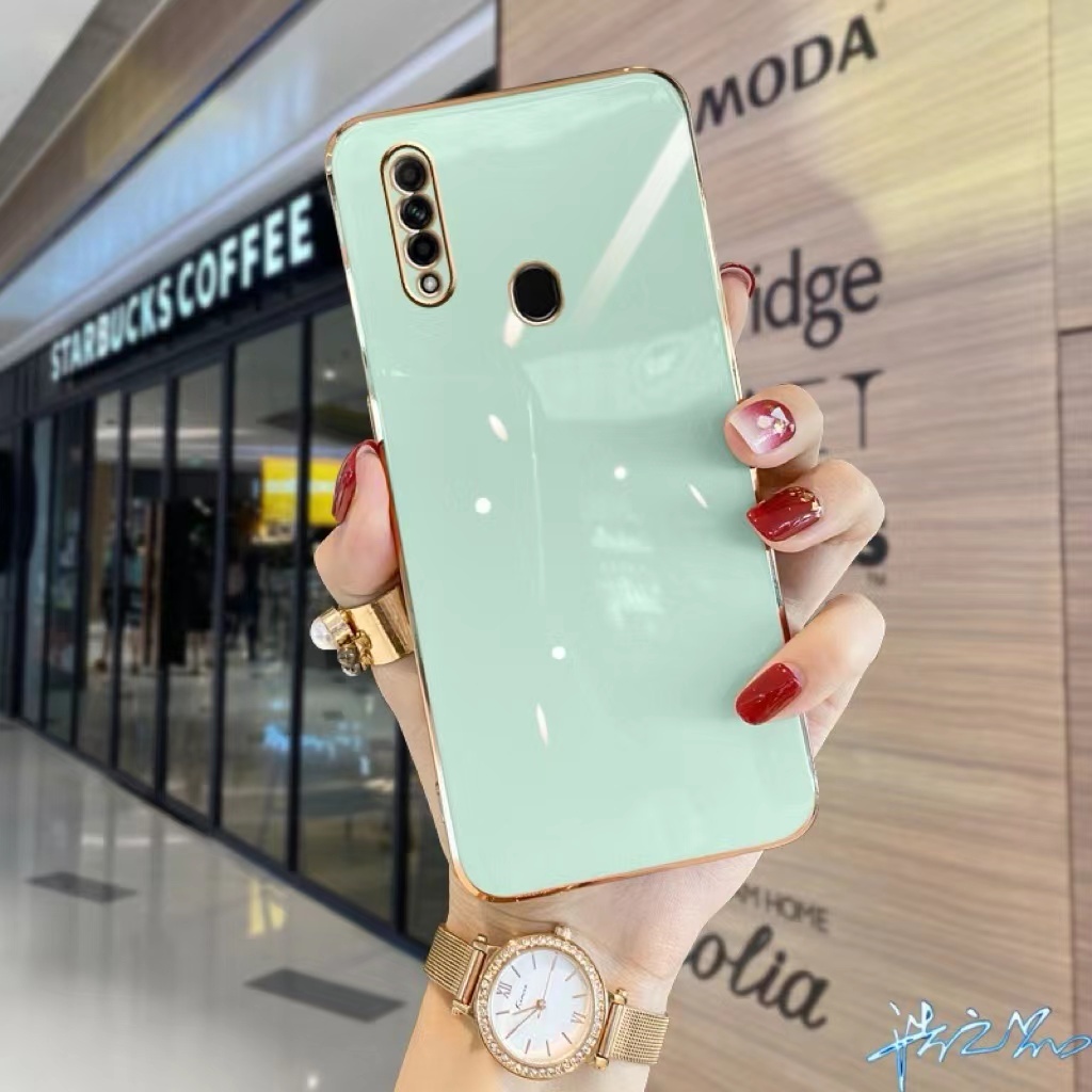 เคส TPU ขอบตรง สำหรับ Oppo A31 เคสนิ่ม ออปโป้ A31 เคสสีพื้น – โปรปัง