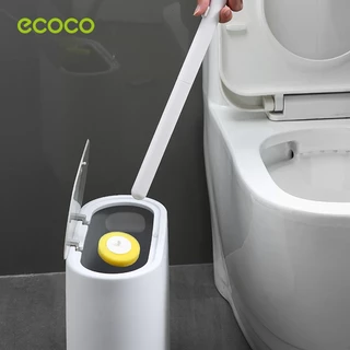 [พร้อมส่ง]ECOCO แปรงขัดส้วม แบบใช้แล้วทิ้ง ที่ขัดห้องน้ำ ติดผนัง เปลี่ยนหัวได้ มีน้ำยาในตัว