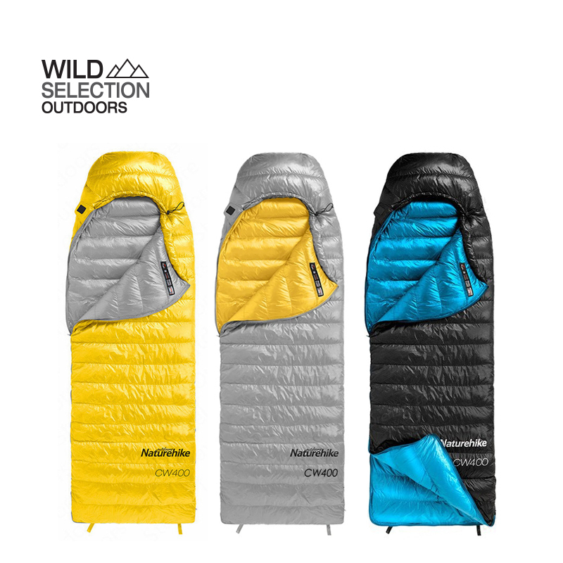 ถุงนอน ขนห่าน/ขนเป็ด Naturehike น้ำหนักเบา ขนาดเล็ก CW400 NH18C400-D  CW400 mummy goose down sleepin