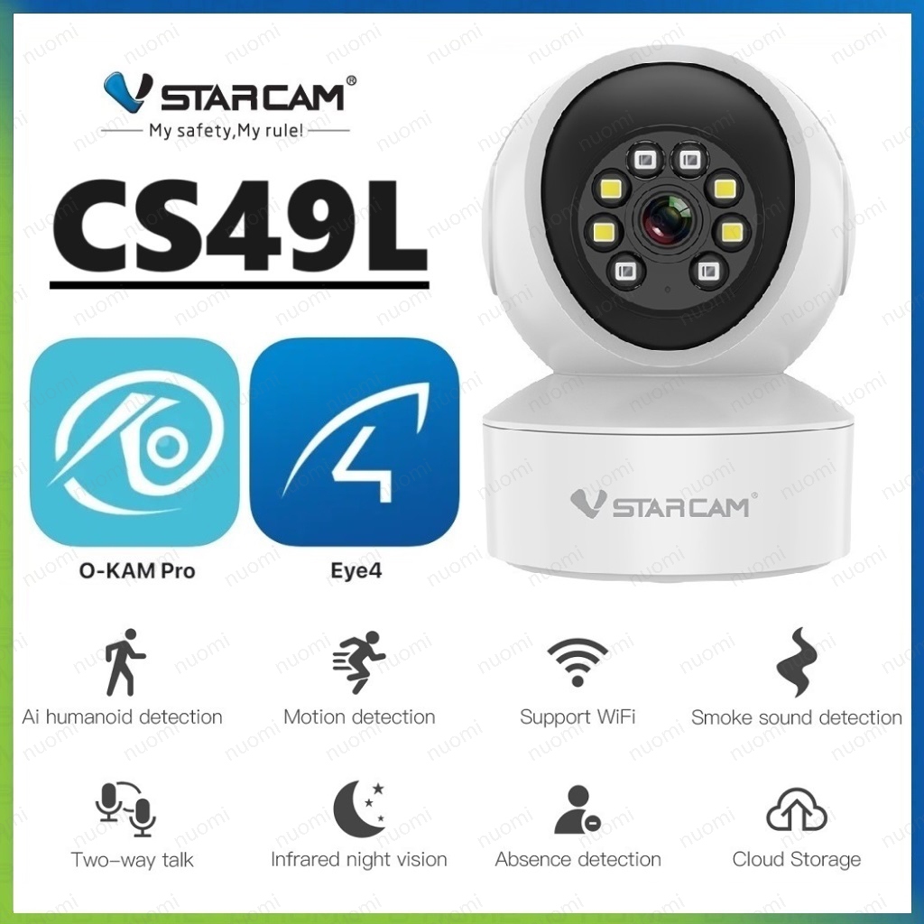 VSTARCAM CG49L 4G LTE SIM / CS49L WiFi / CS49Q 5G WiFi SHD 1296p 3.0MP iP Camera กล้องวงจรปิดใส่ซิม