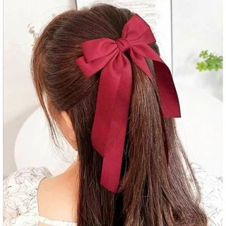 โบว์กิ๊บติดผม โบว์ริ้บบิ้น กิ๊บโบว์ 🎀 มีหลายสี พร้อมส่ง