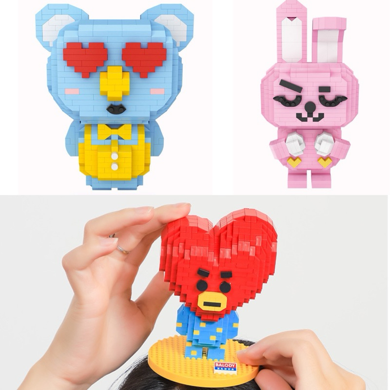 ตัวต่อนาโนไซส์ XL - Loz 9238 - 9239 / DM 3095 BT21 Tata Cooky Koya