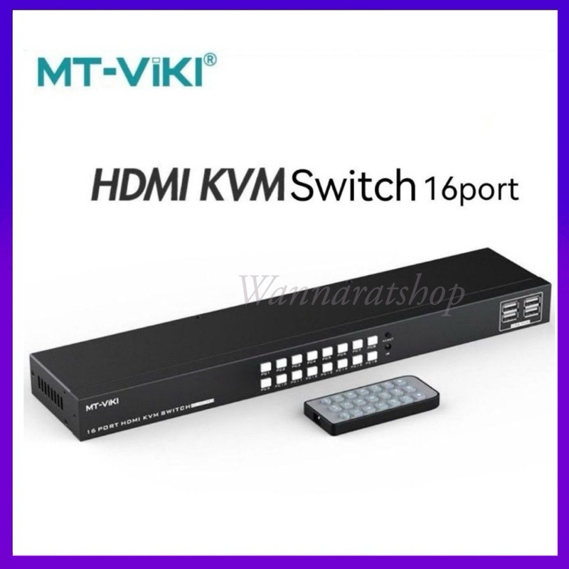 MT-VIKI 8Port/16 Port KVM Switch HDMI 4K@30Hz Rack Mount KVM HDMI Switch